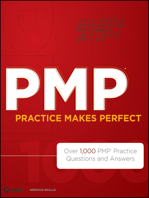 Title details for PMP Practice Makes Perfect by John A. Estrella - Available